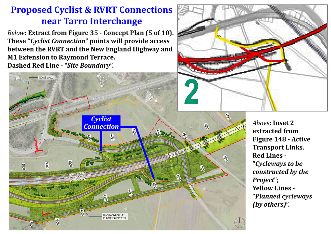 Picture 2: Proposed Cyclist Connections near Tarro Interchange - Updated - May 2024